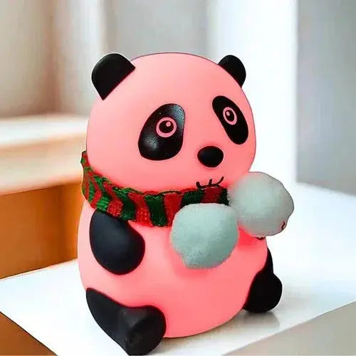 Cute Silicone Panda 7-Color Changing Rechargeable Lamp