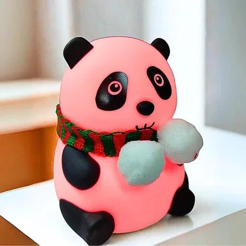Cute Silicone Panda 7 - Color Changing Rechargeable Lamp - Haptot