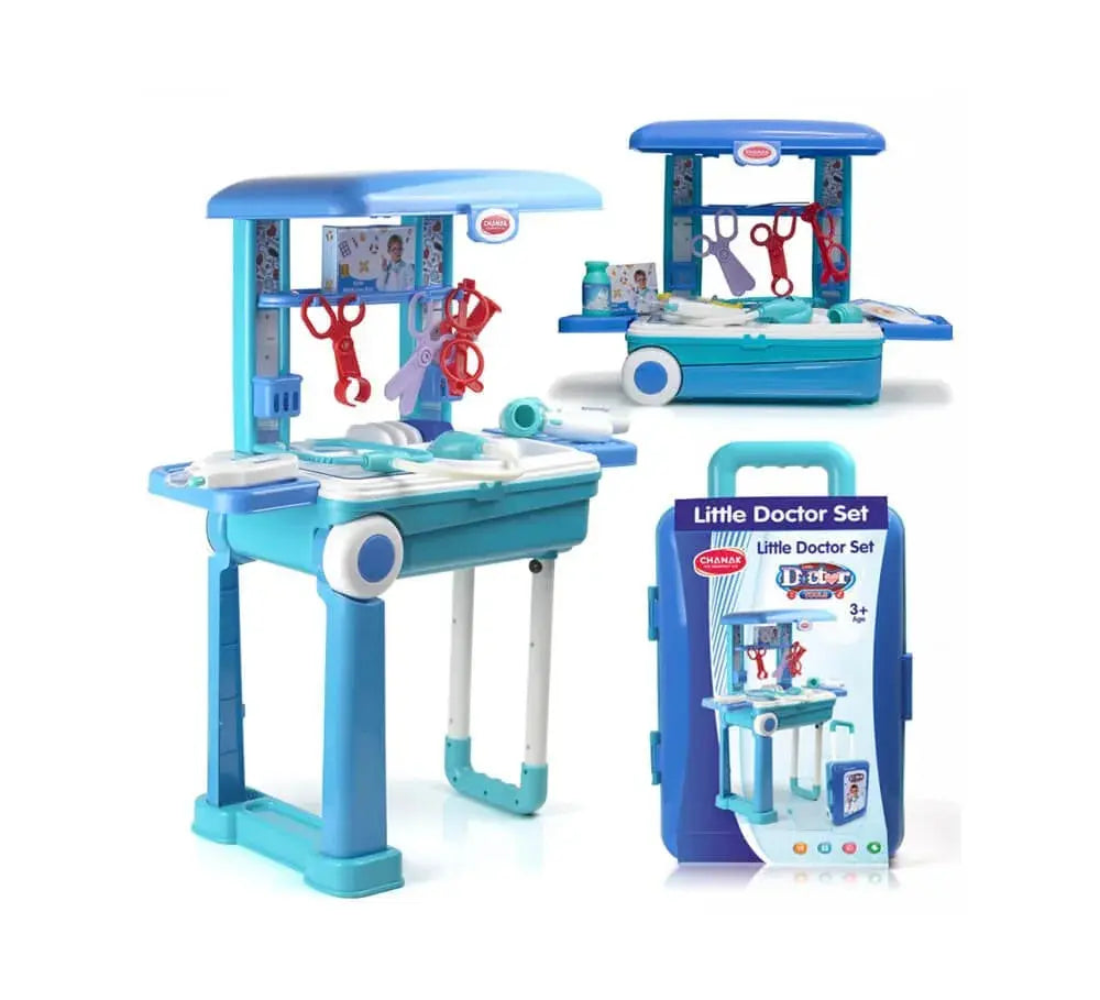 Little Doctor Kit with Rolling Trolley