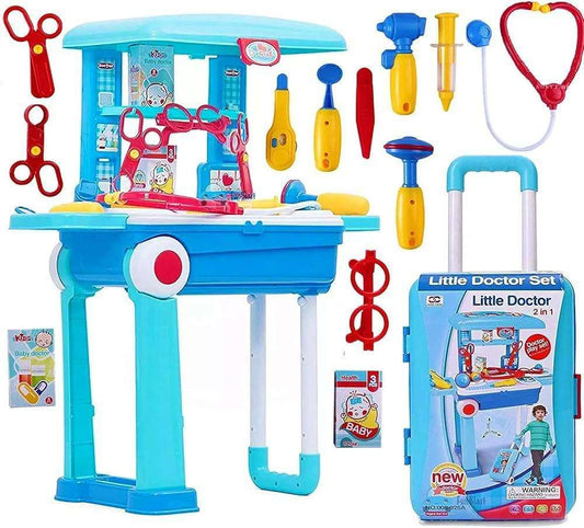 Little Doctor Kit with Rolling Trolley - Haptot