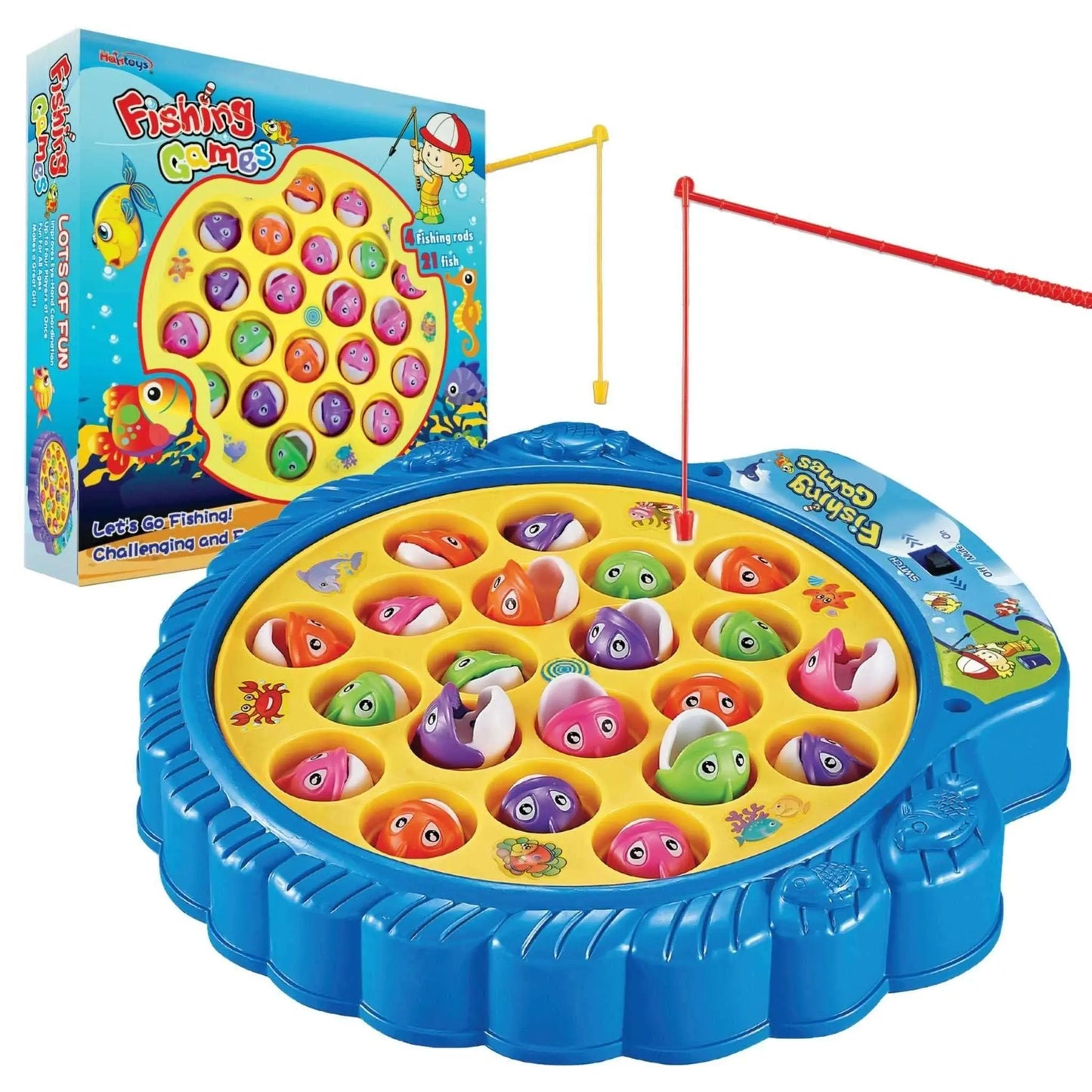 Musical Magnetic Fishing Game Toy for Kids | Motor Skills & Hand-Eye Coordination Toy